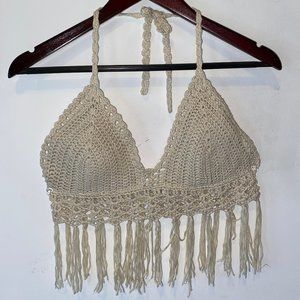 Boho Crocheted Halter Top